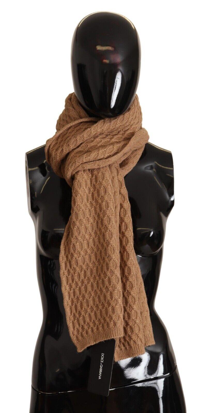 Dolce & Gabbana Dolce Gabbana Cable Knit Cashmere Scarf