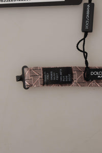 Dolce & Gabbana Geometric Pattern Bow Tie