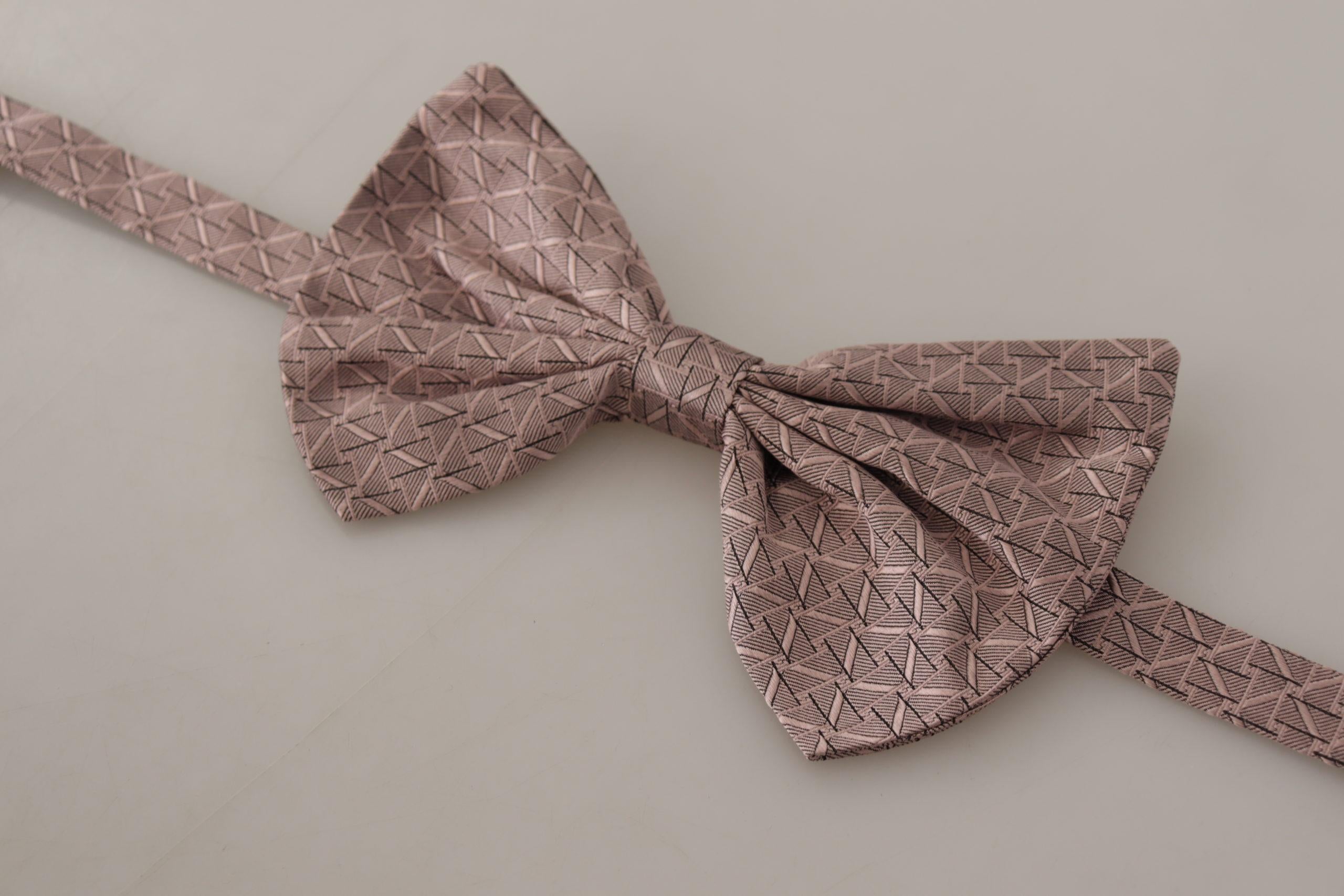 Dolce & Gabbana Geometric Pattern Bow Tie