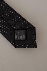 Dolce & Gabbana Polka Dots Adjustable Silk Tie