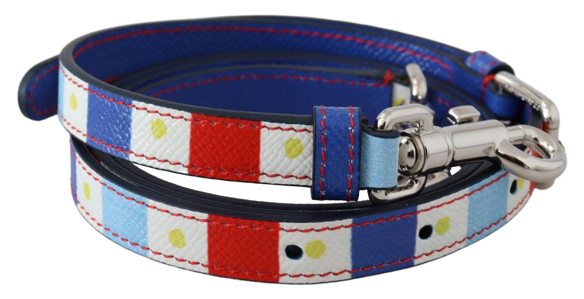Dolce & Gabbana Sicily Flag Strap Shoulder Bag Strap in Blue