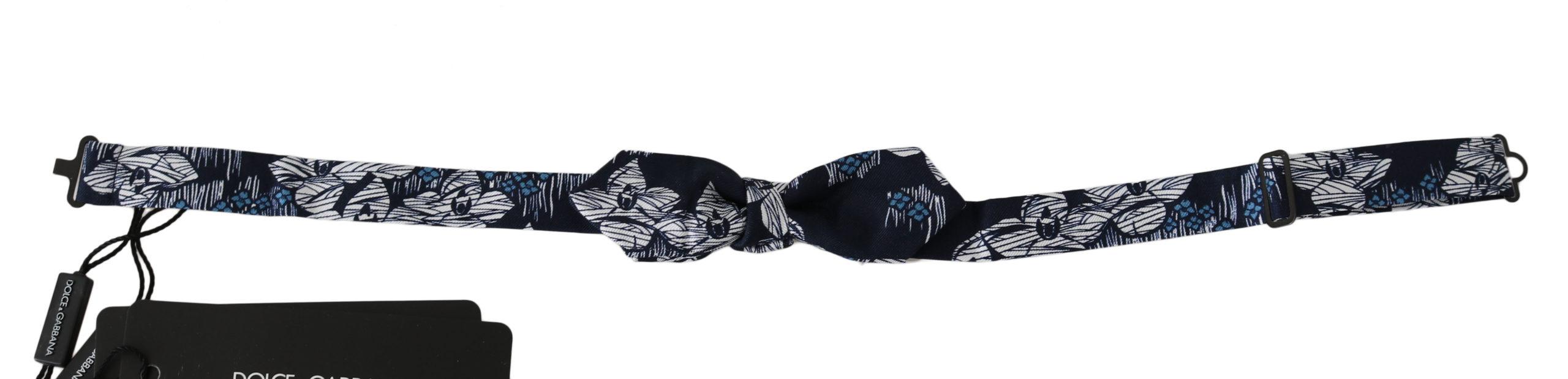 Dolce & Gabbana Floral Print Bow Tie