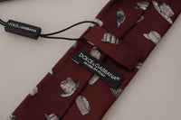 Dolce & Gabbana Hat Print Tie KRA3191