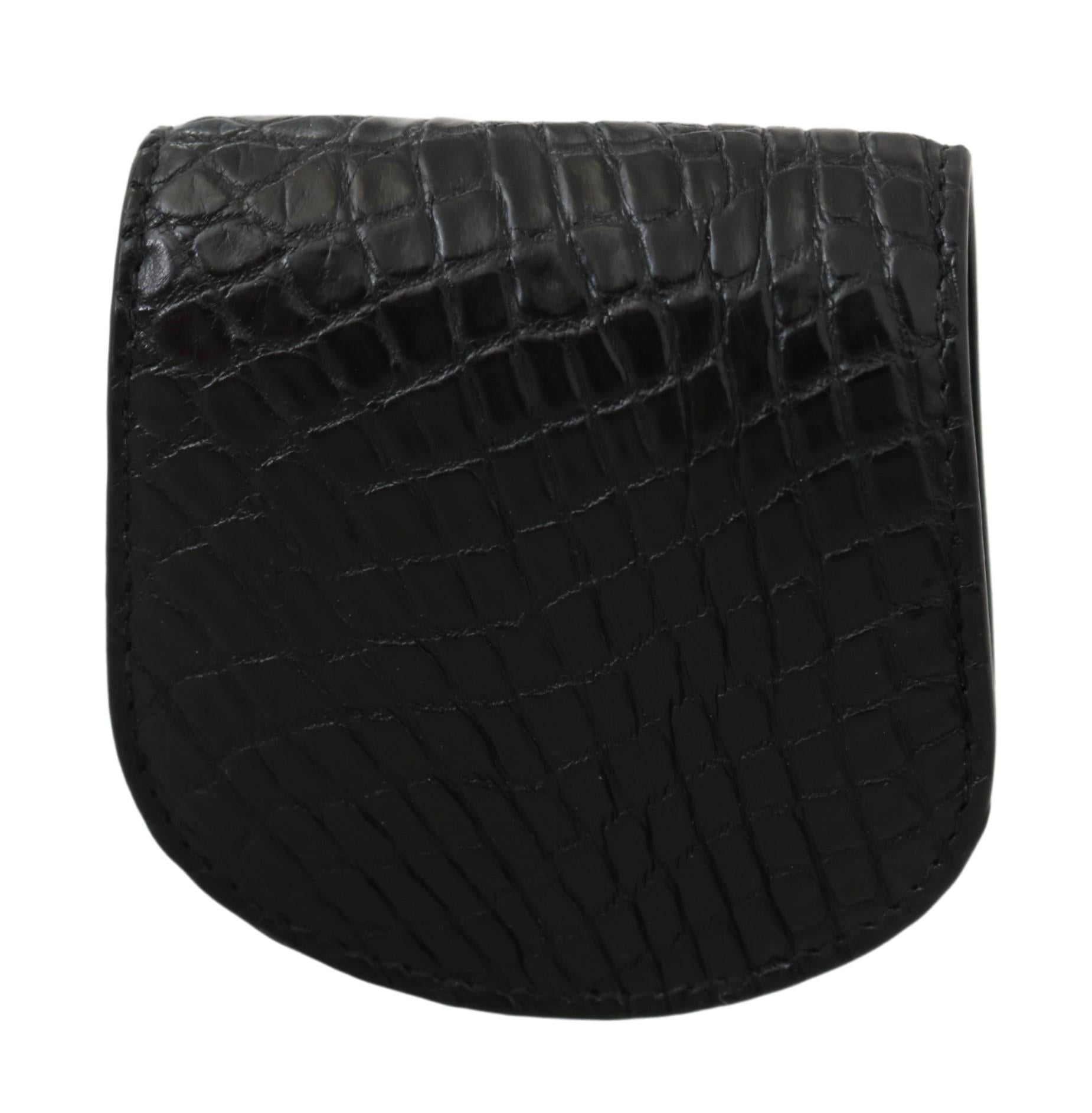 Dolce & Gabbana Exotic Leather Pocket Wallet Case