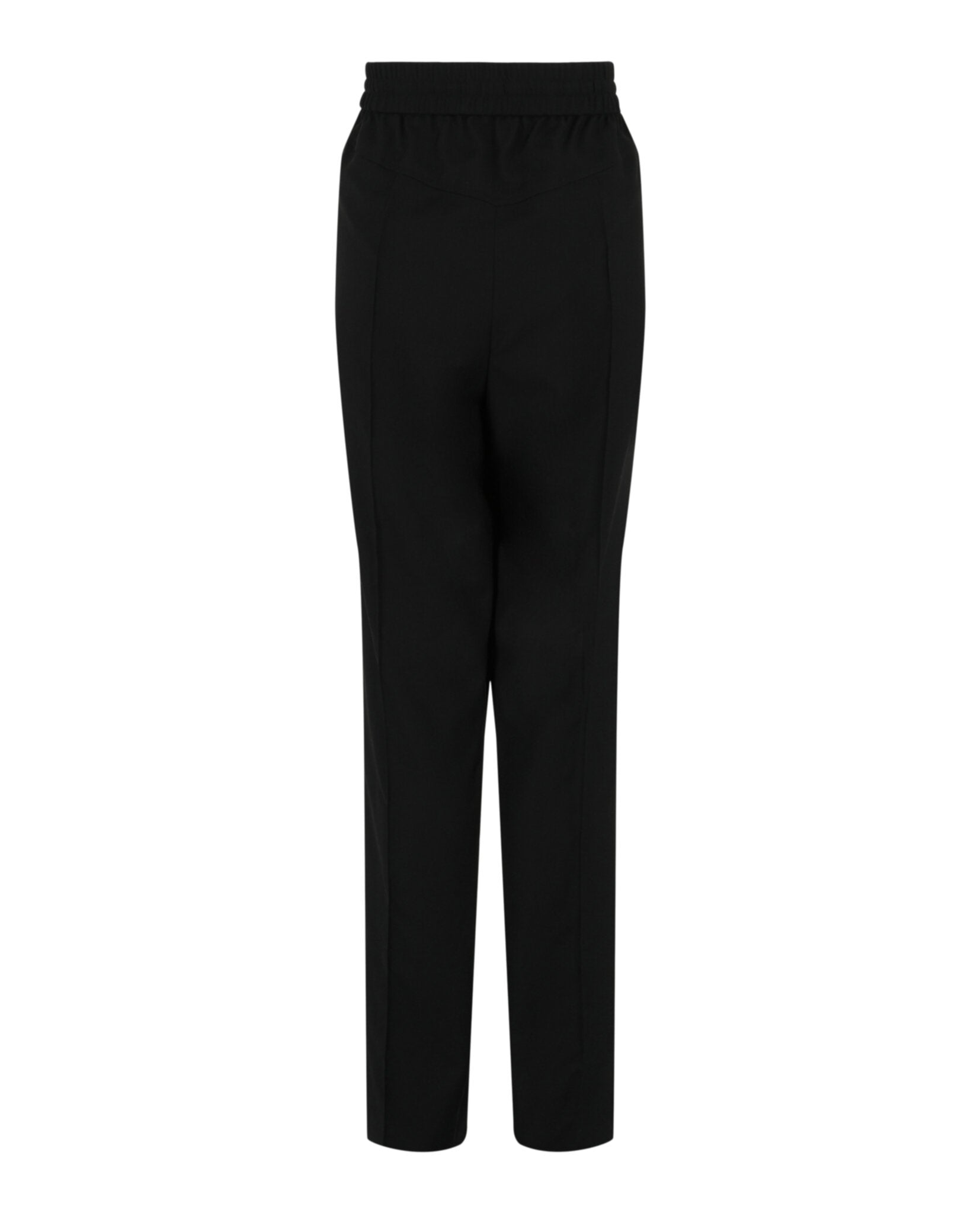 Ferragamo Womens Creased Straight-Leg Trousers