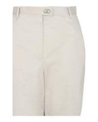 Ferragamo Womens Tailored Cotton-Blend Tapered Trouser