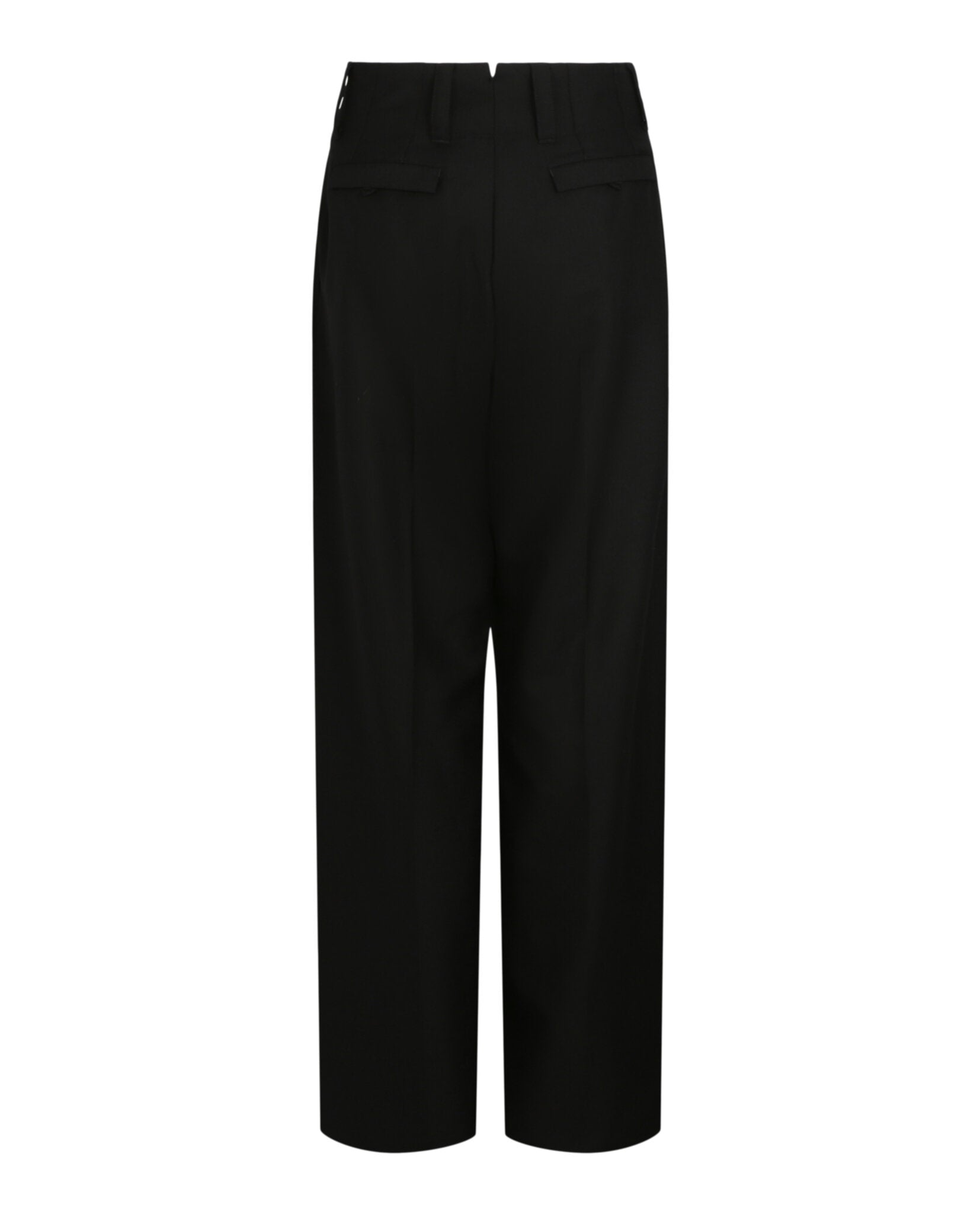 Ferragamo Womens High-Waisted Wide-Leg Trousers