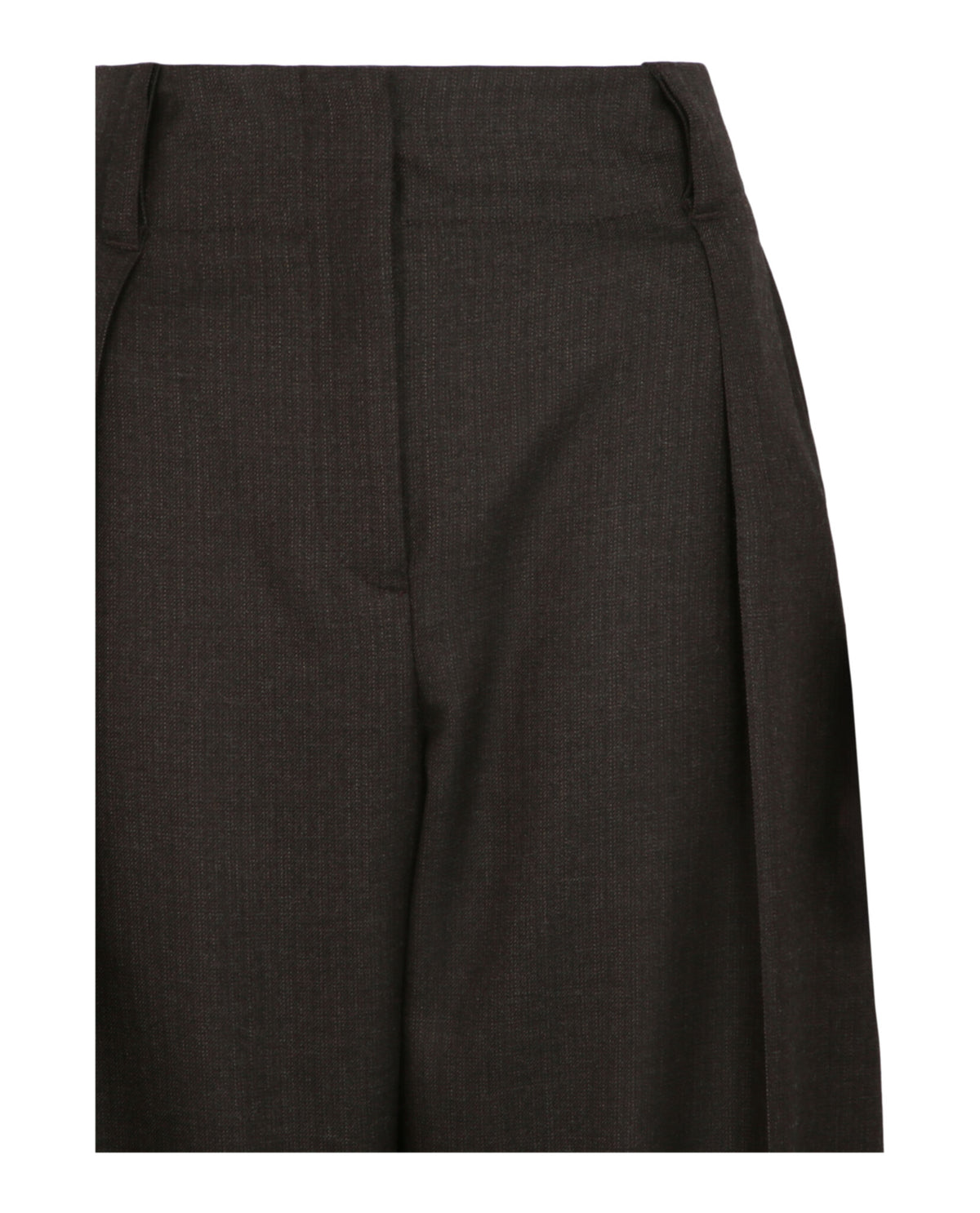 Ferragamo Womens High-Waisted Wool Pants