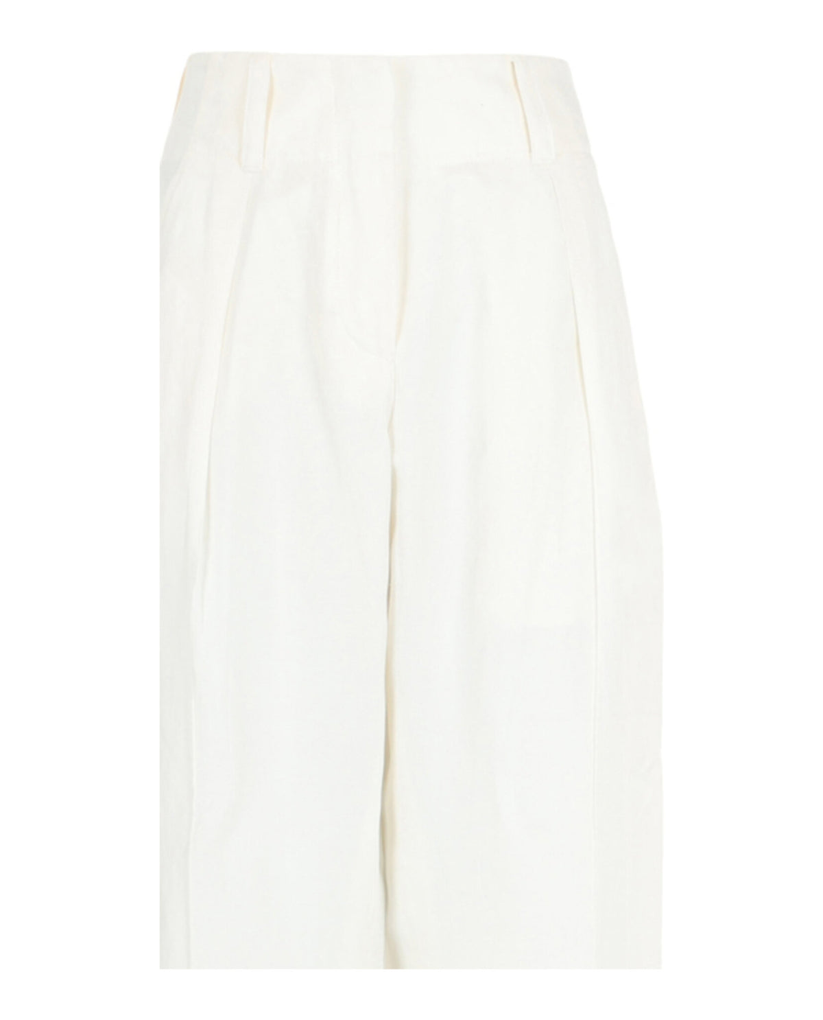 Ferragamo Womens Silk Blend Wide-Leg Pants