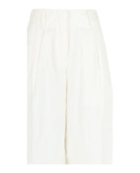 Ferragamo Womens Silk Blend Wide-Leg Pants