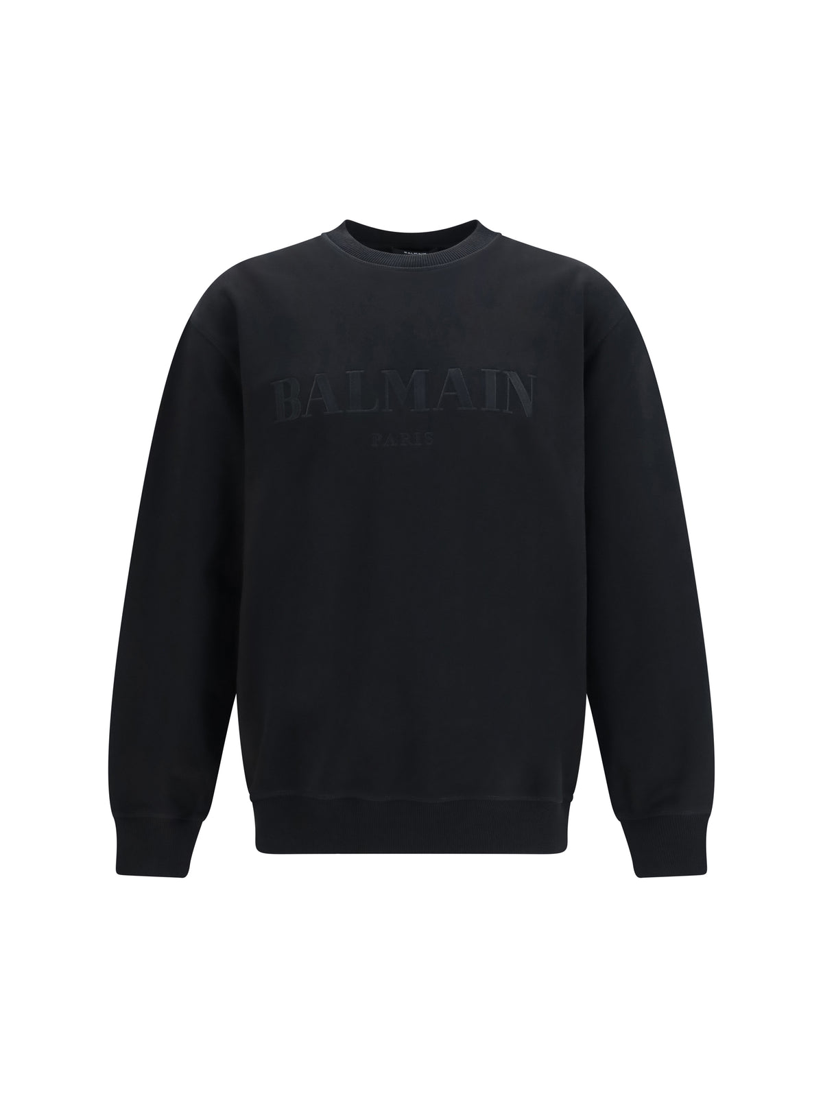 Balmain Men Vintage Embroidered Logo Sweatshirt
