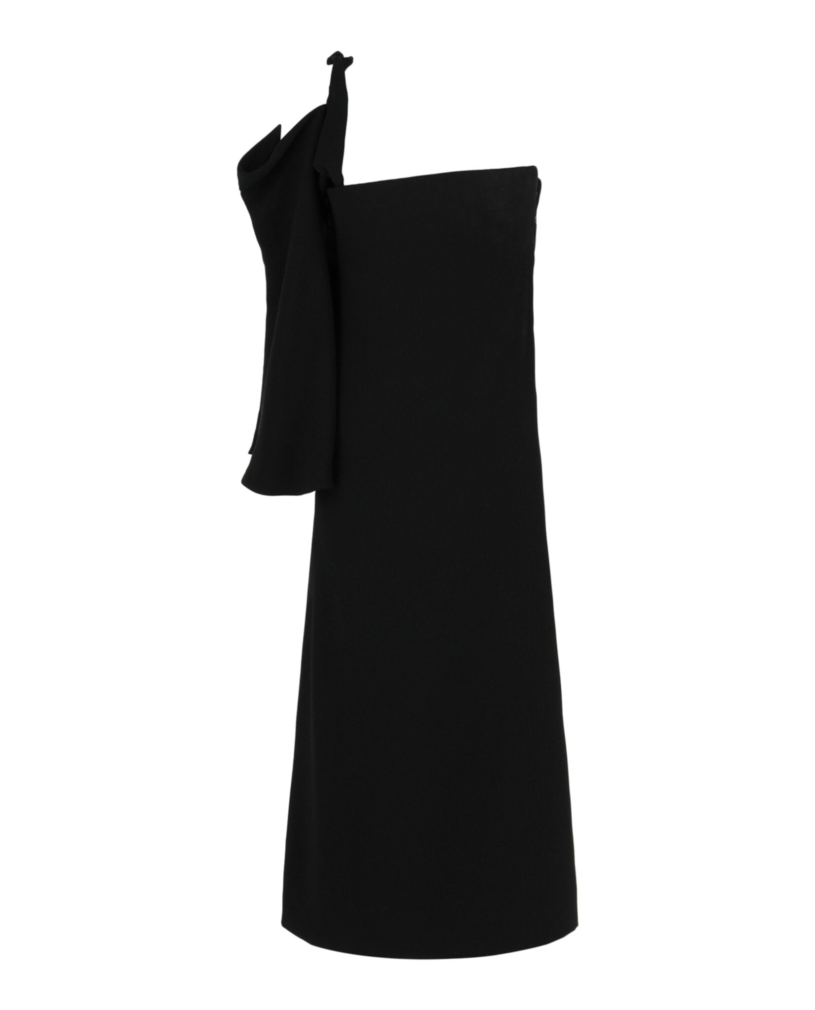 Ferragamo Womens One-Shoulder Midi Dress