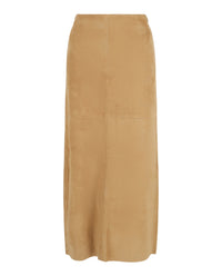 Ferragamo Womens Lambskin Leather Pencil Skirt