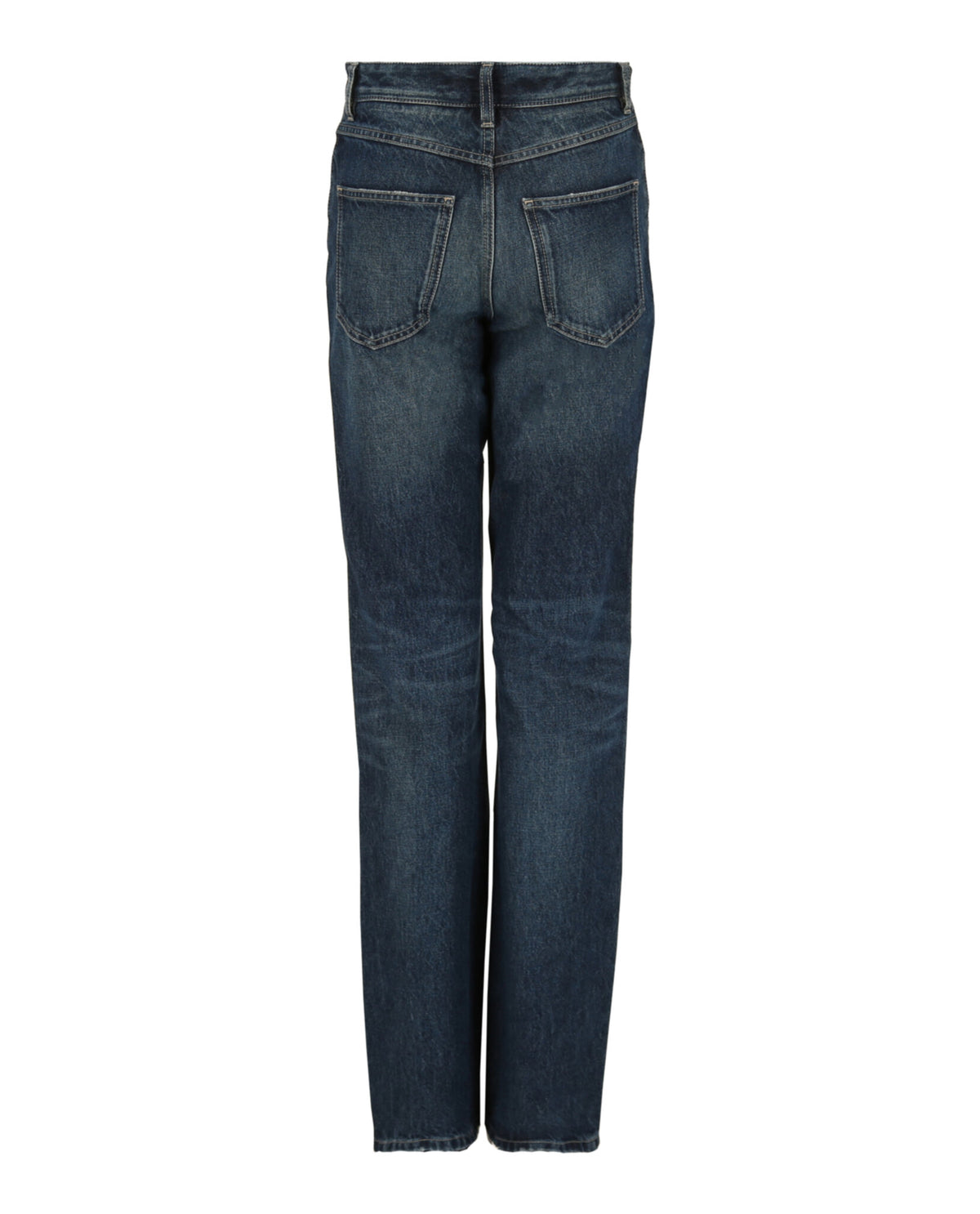 Ferragamo Womens Stone Wash Straight Leg Jeans