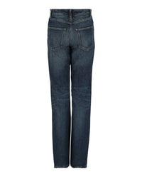 Ferragamo Womens Stone Wash Straight Leg Jeans