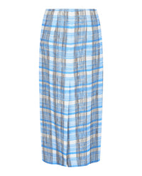 Ferragamo Womens Plaid Print Maxi Skirt