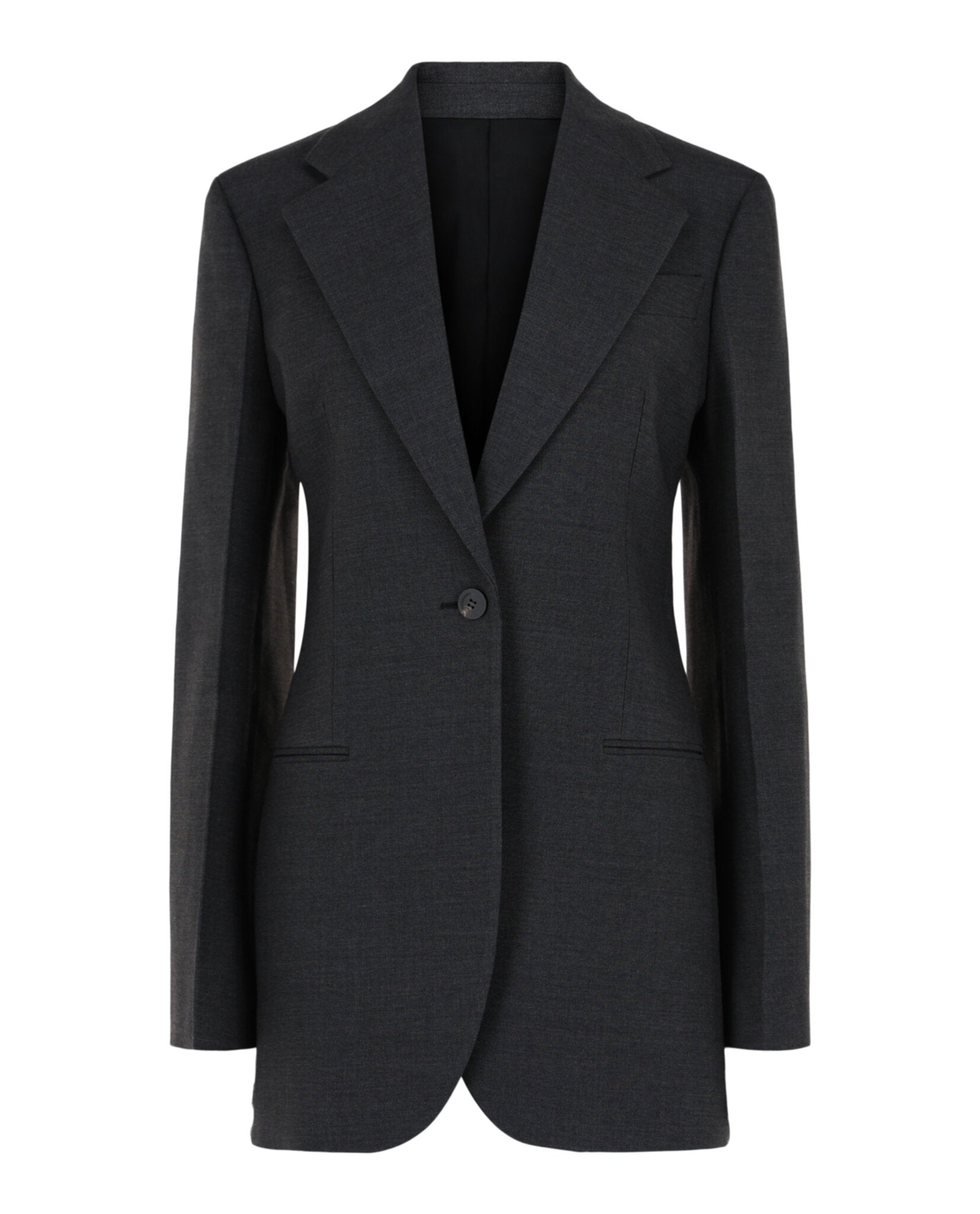 Ferragamo Womens Single-Breasted Wool Blazer