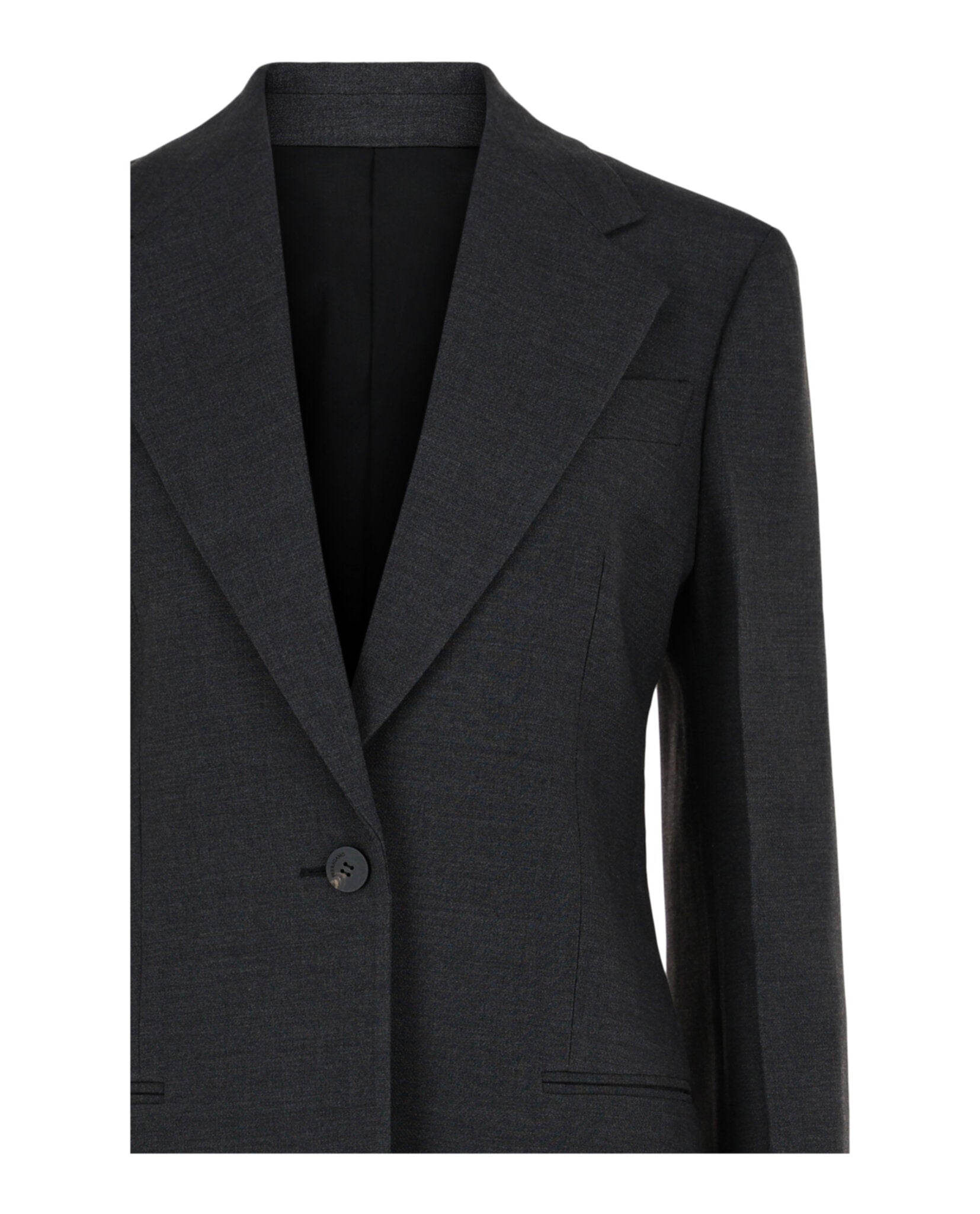 Ferragamo Womens Single-Breasted Wool Blazer