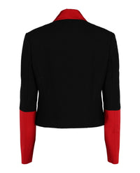 Ferragamo Womens Colorblock Collared Jacket