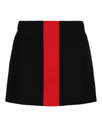 Ferragamo Womens Contrasting-Panel Mini Skirt