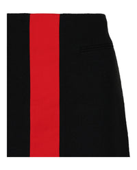 Ferragamo Womens Contrasting-Panel Mini Skirt