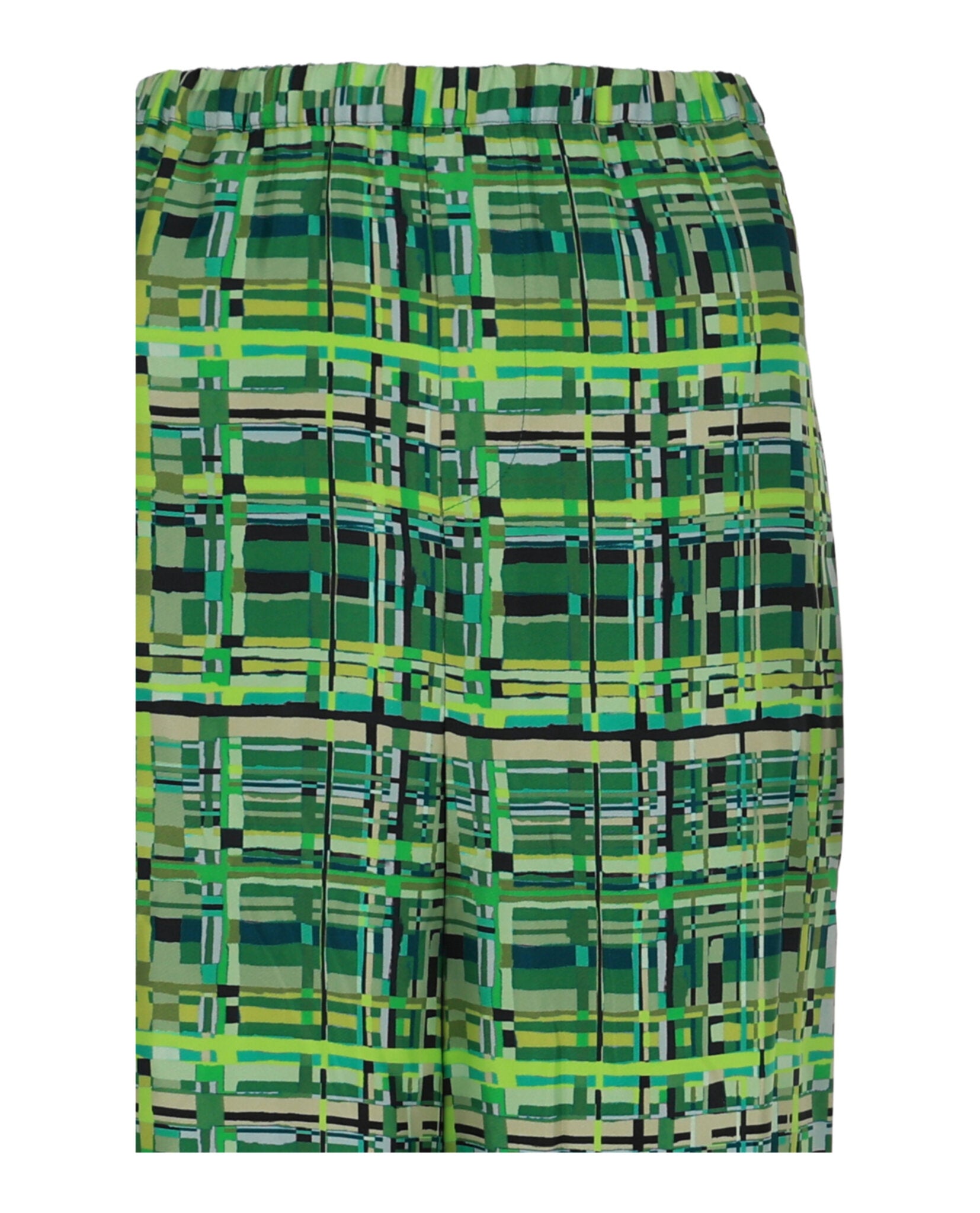 Ferragamo Womens Geo Silk Wide-Leg Pants