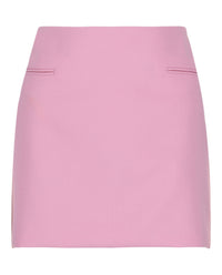 Ferragamo Womens Wool Mini Skirt
