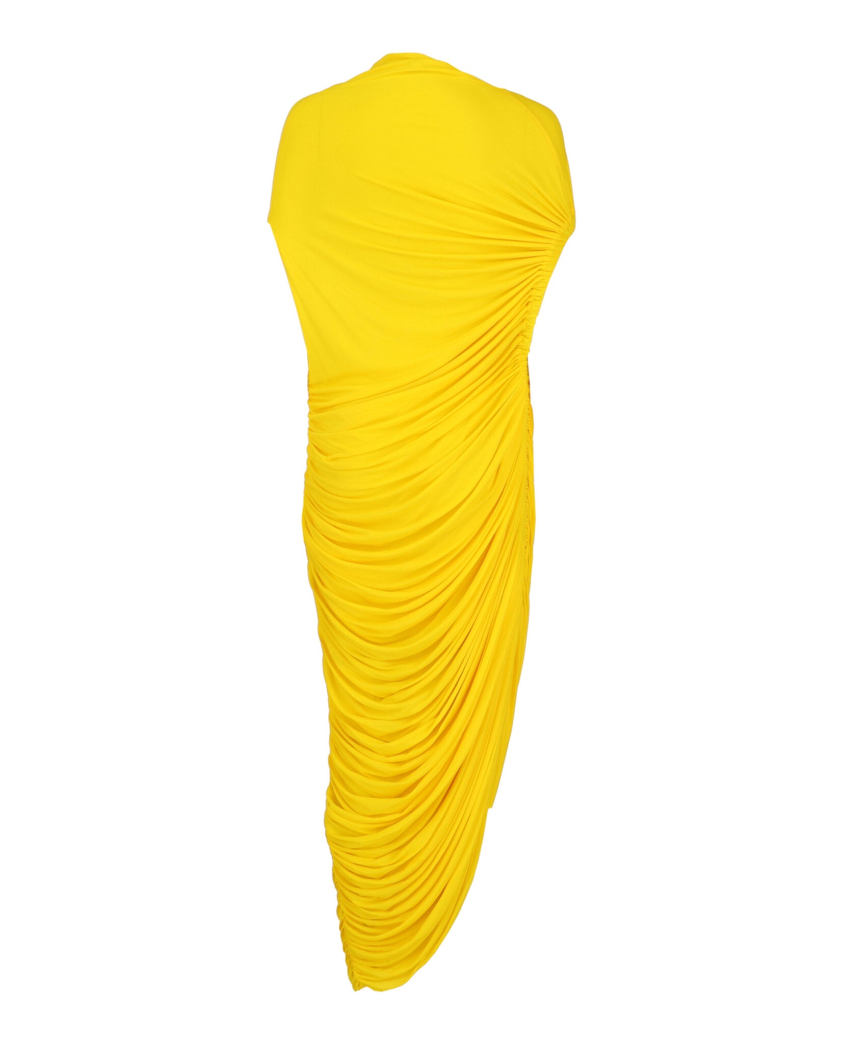 Ferragamo Womens Asymmetric Draped Midi Dress