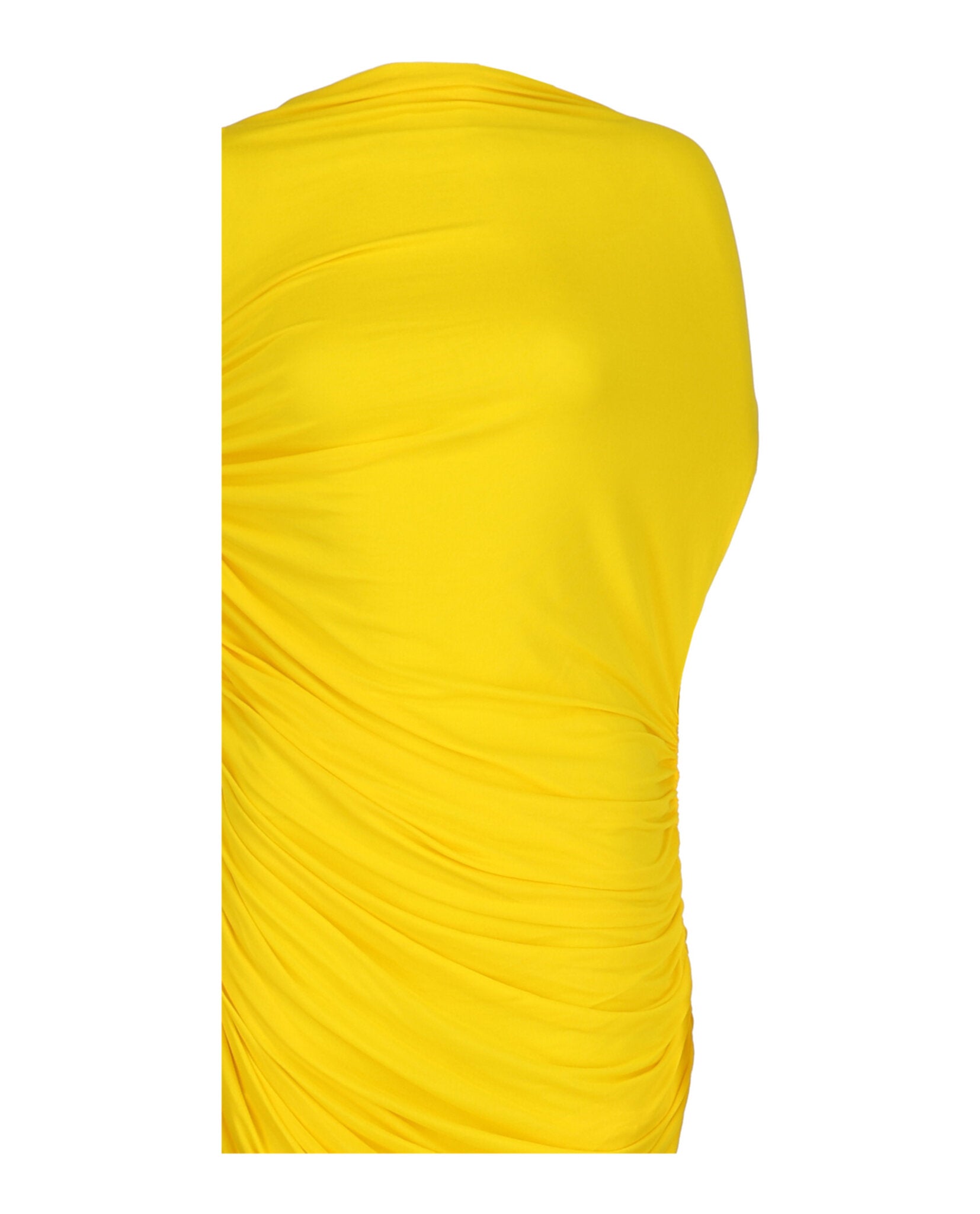 Ferragamo Womens Asymmetric Draped Midi Dress