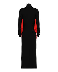 Ferragamo Womens Dolman Sleeved Midi Dress