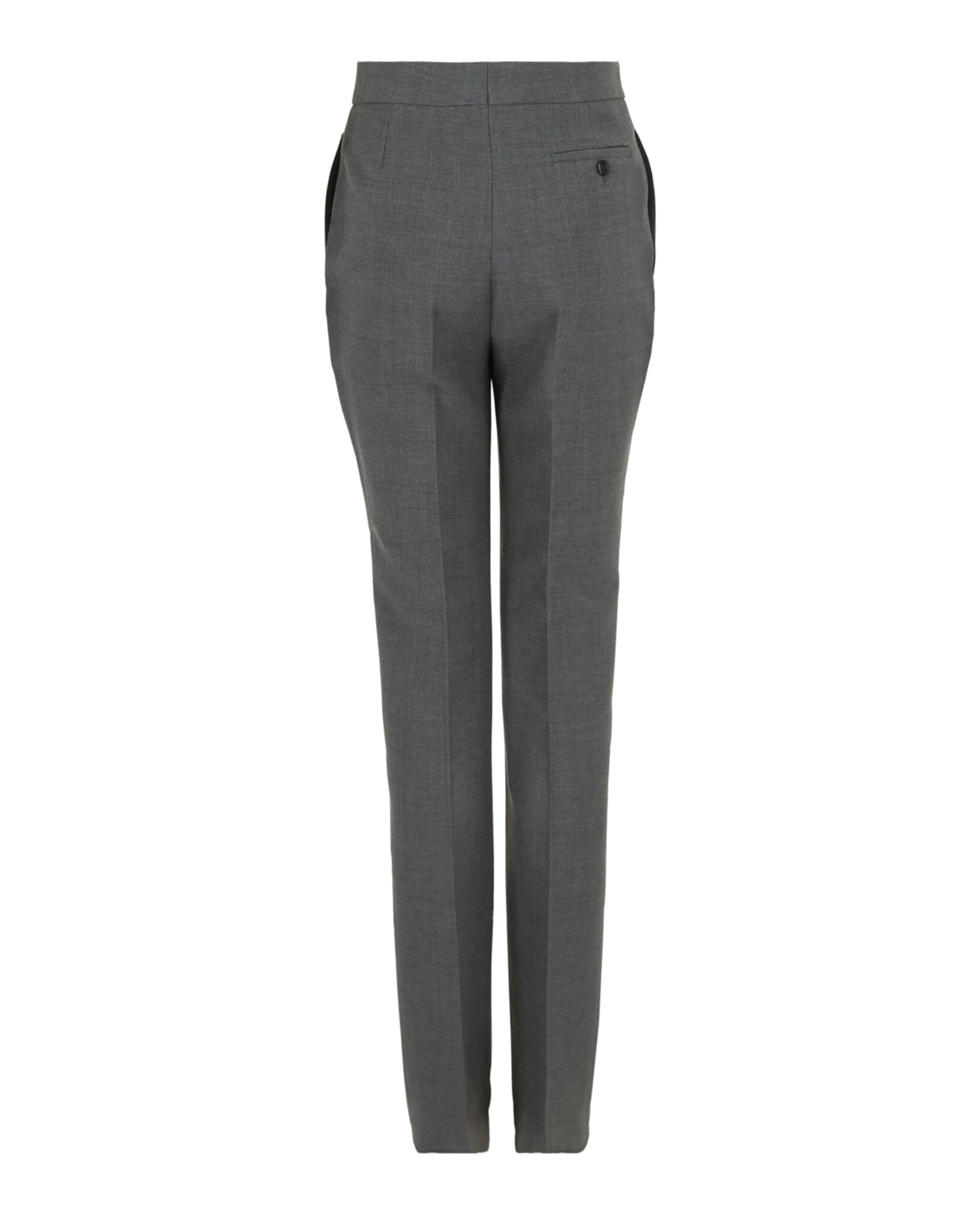 Ferragamo Womens Straight Leg Wool Trousers