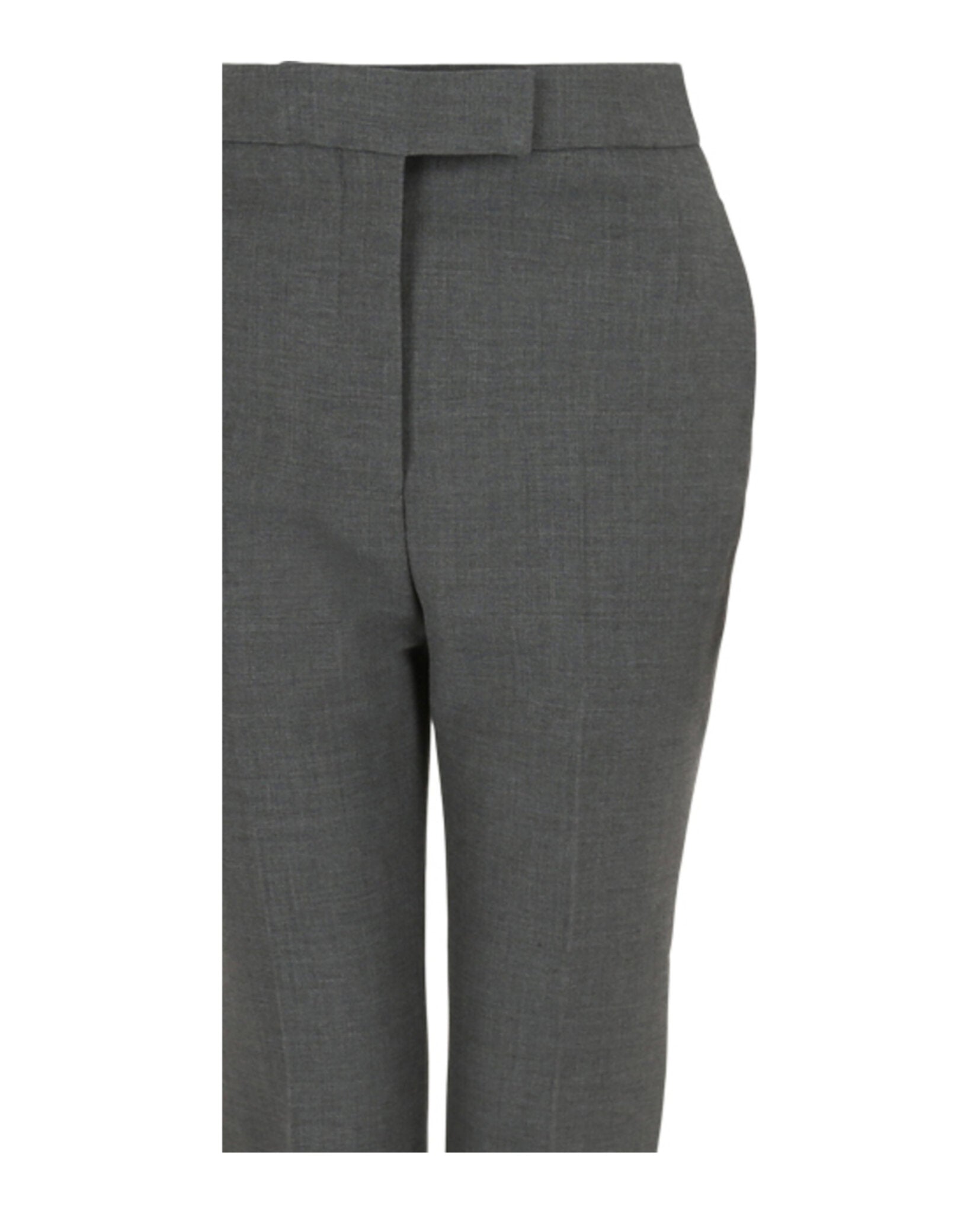 Ferragamo Womens Straight Leg Wool Trousers