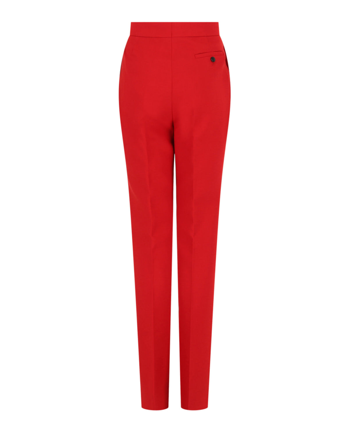 Ferragamo Womens Straight Leg Wool Trousers