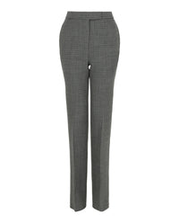 Ferragamo Womens Wool Houndstooth Trousers