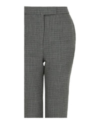 Ferragamo Womens Wool Houndstooth Trousers