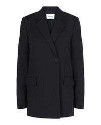 Ferragamo Womens Single-Breasted Wool Blazer