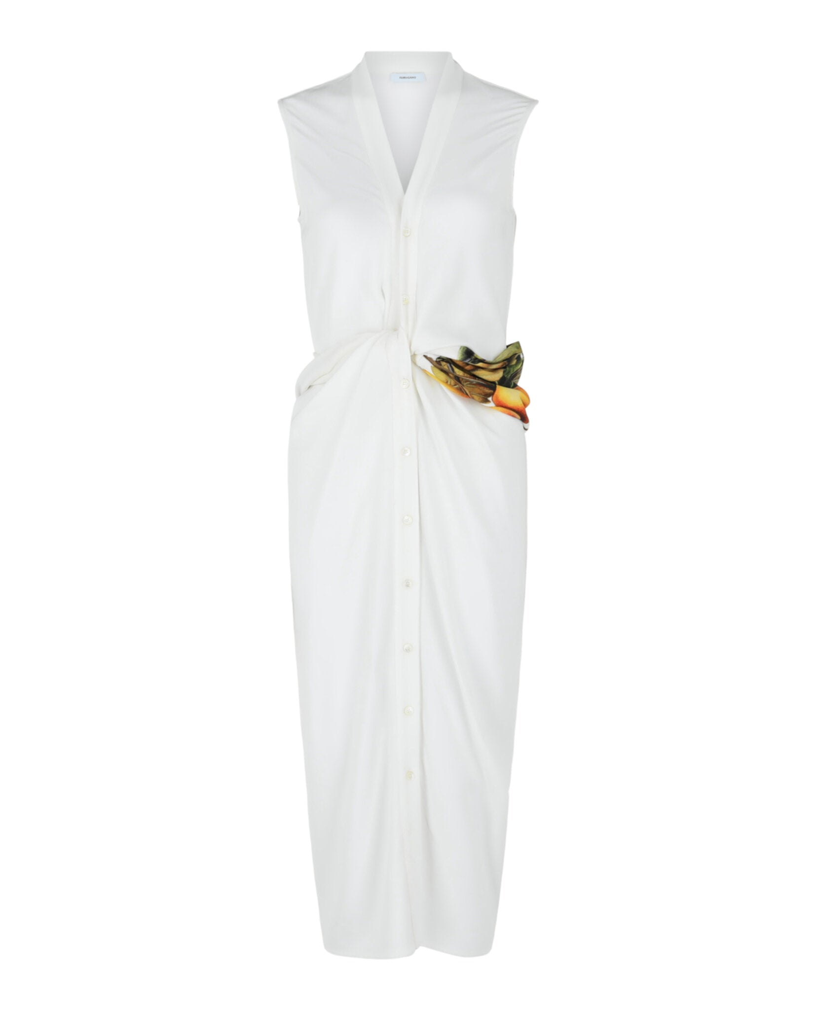 Ferragamo Womens Twisted Belt Midi Dress – Bluefly