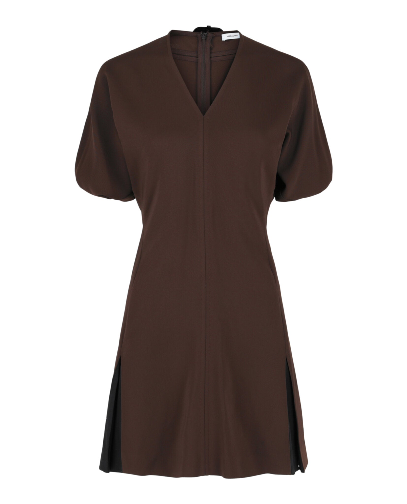 Ferragamo Womens Flared Mini Dress