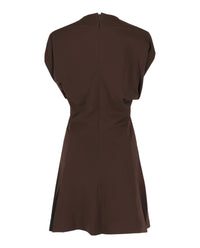 Ferragamo Womens Flared Mini Dress