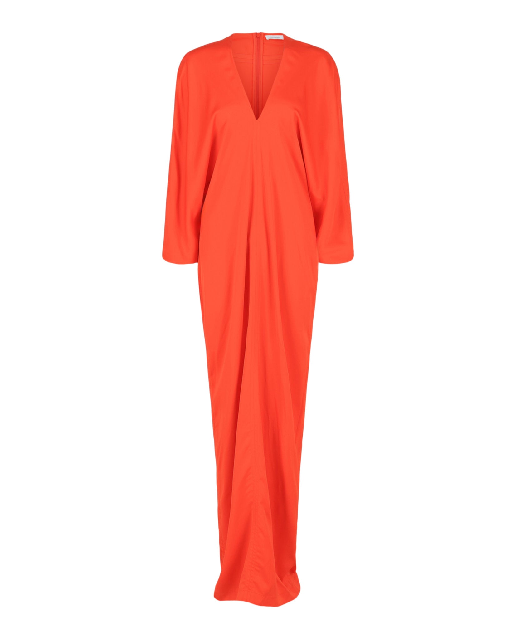 Ferragamo Womens V-Neck Maxi Dress