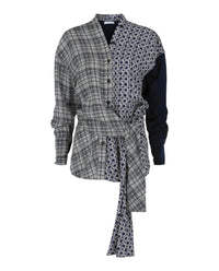 Ferragamo Womens Dual Printed Shirt