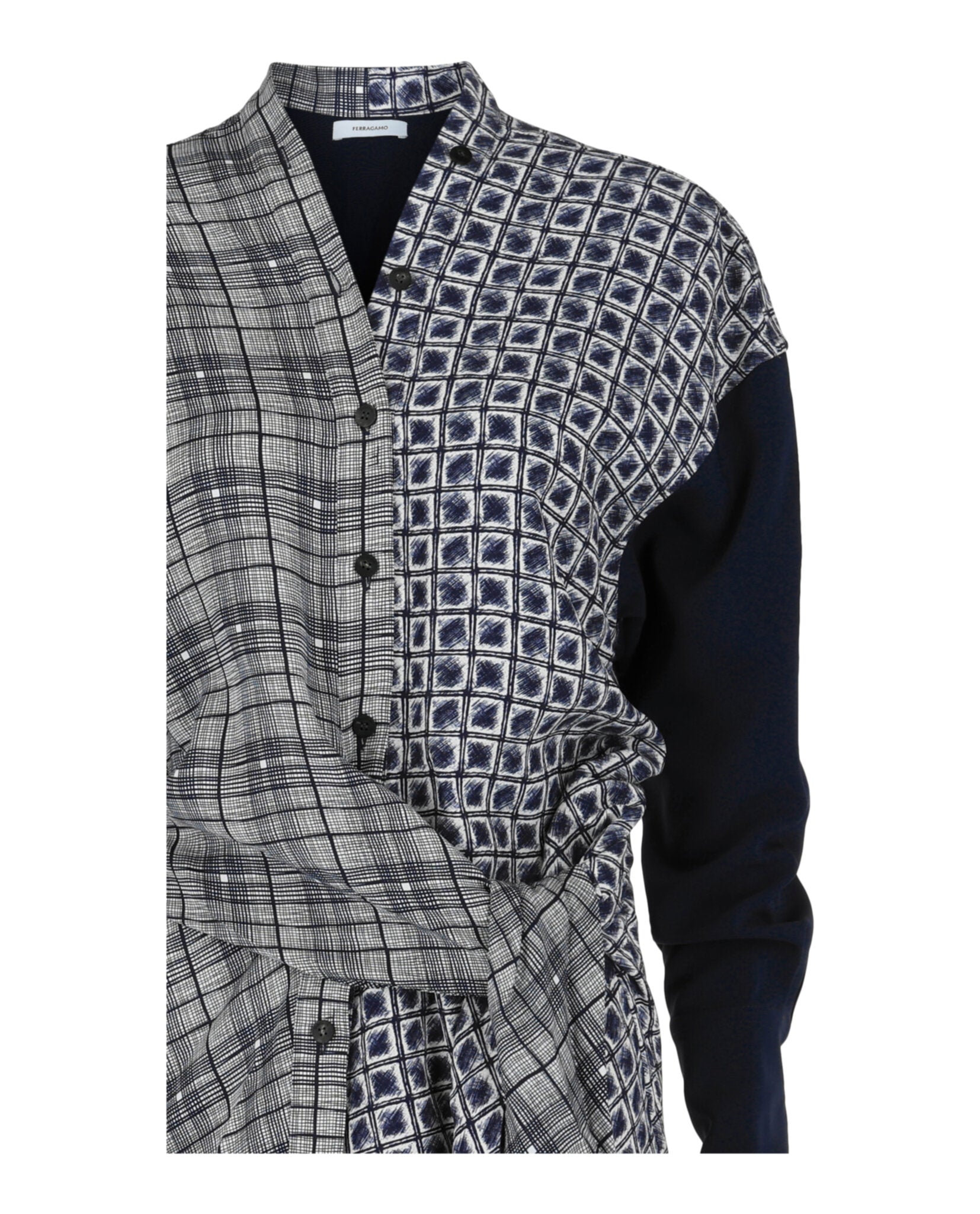 Ferragamo Womens Dual Printed Shirt