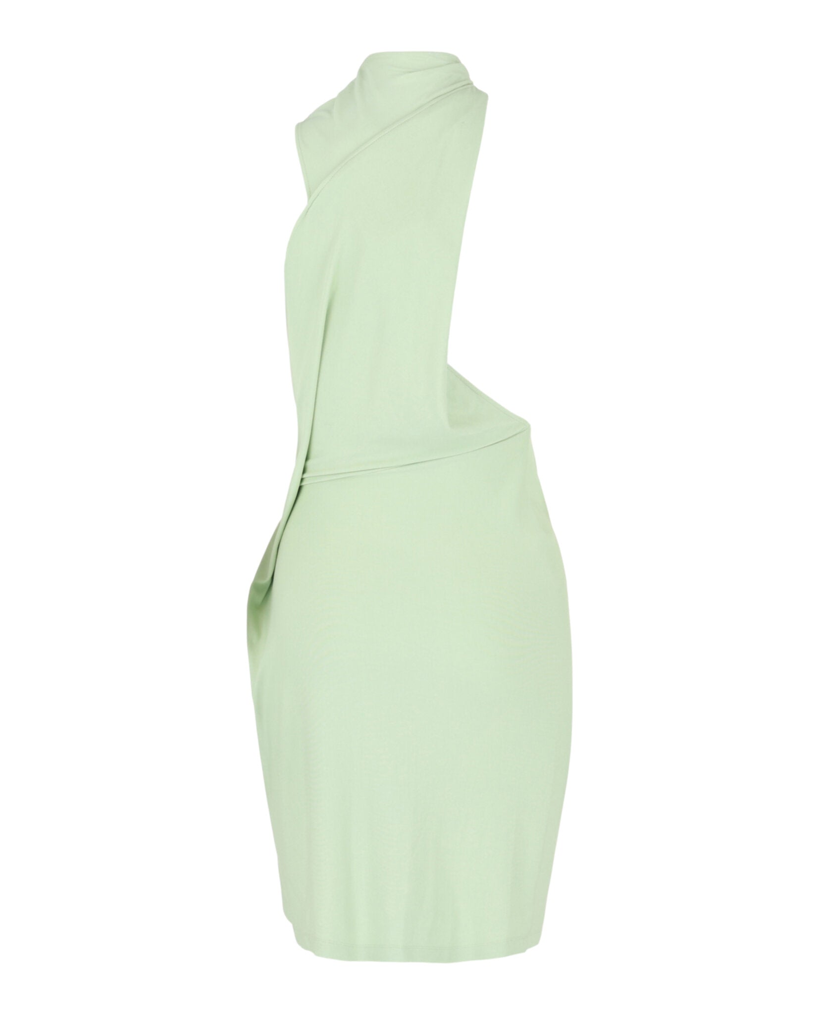 Ferragamo Womens Asymmetrical Gathered Dress