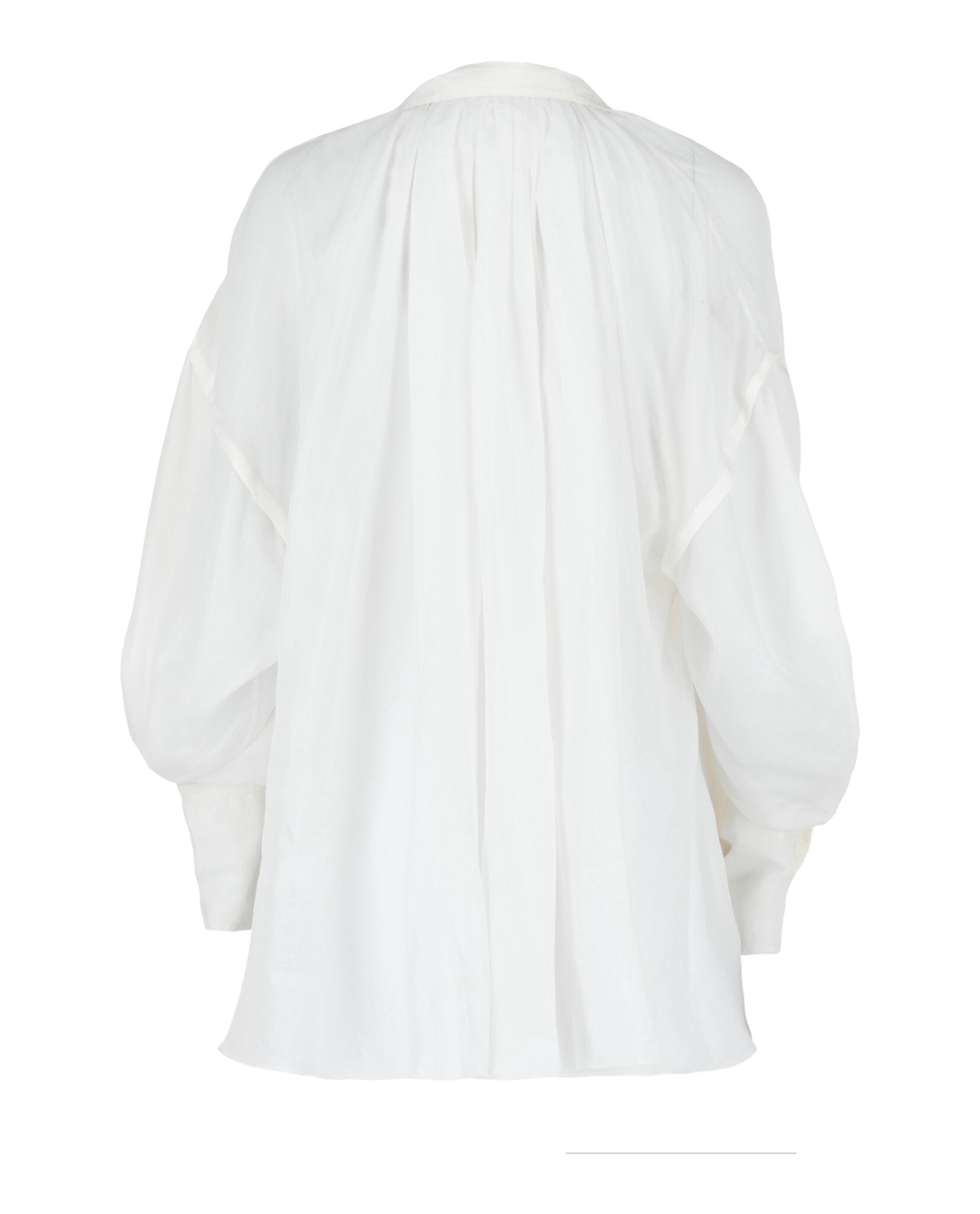Ferragamo Womens Silk-Blend Tunic Top