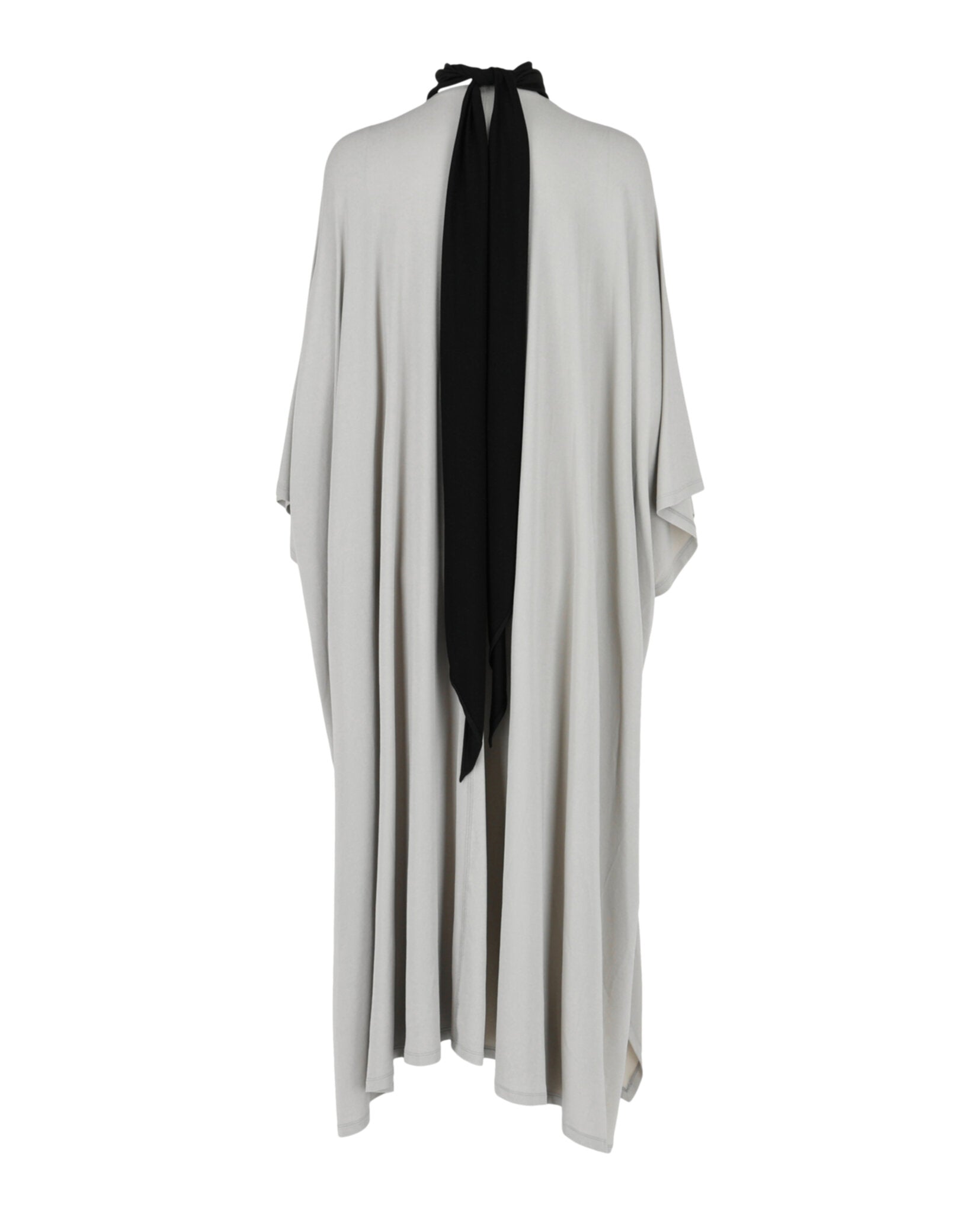 Ferragamo Womens High Neck Kaftan With Sash Inlay