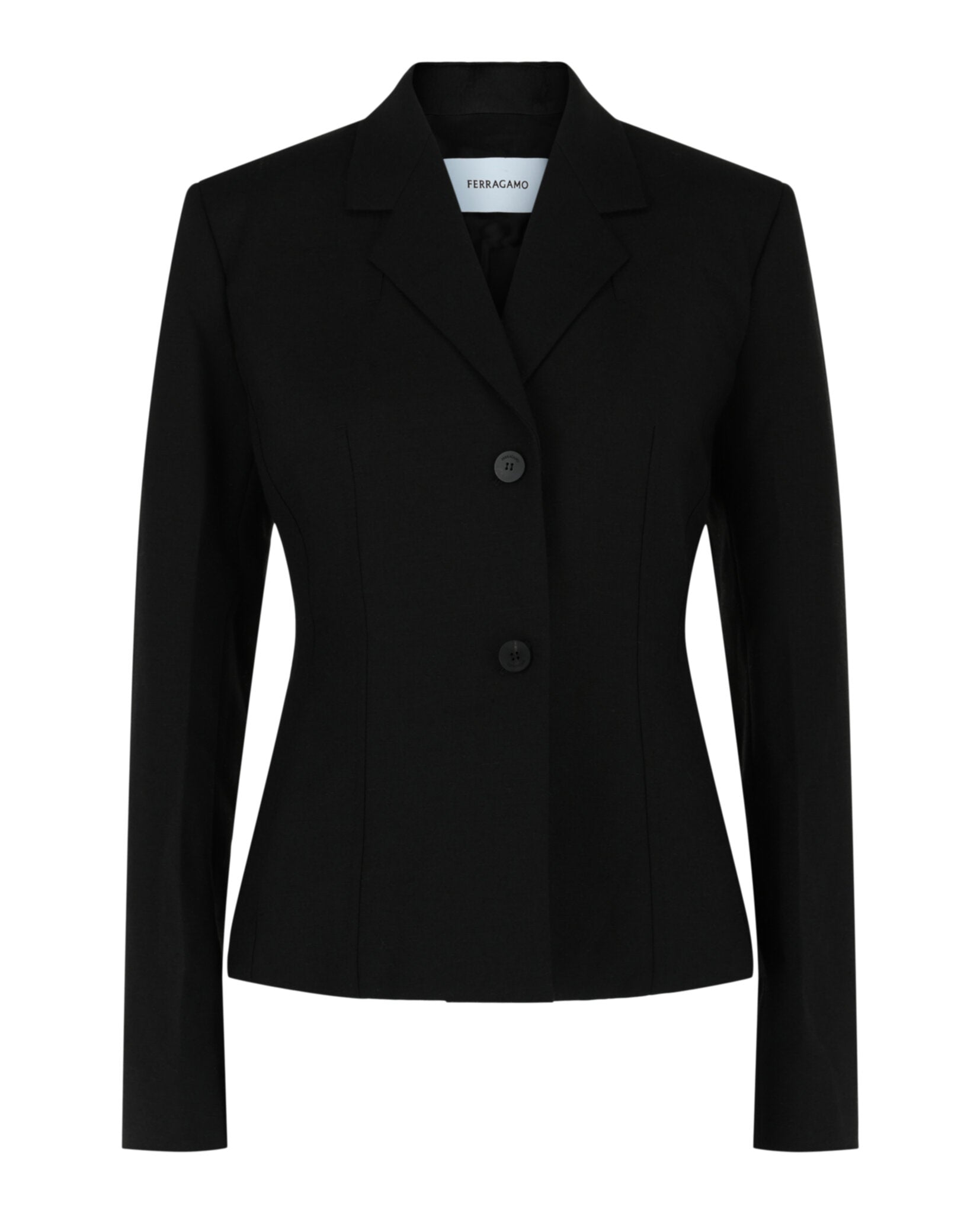 Ferragamo Ferragamo Womens Wool Blend Blazer