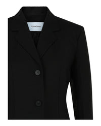Ferragamo Ferragamo Womens Wool Blend Blazer