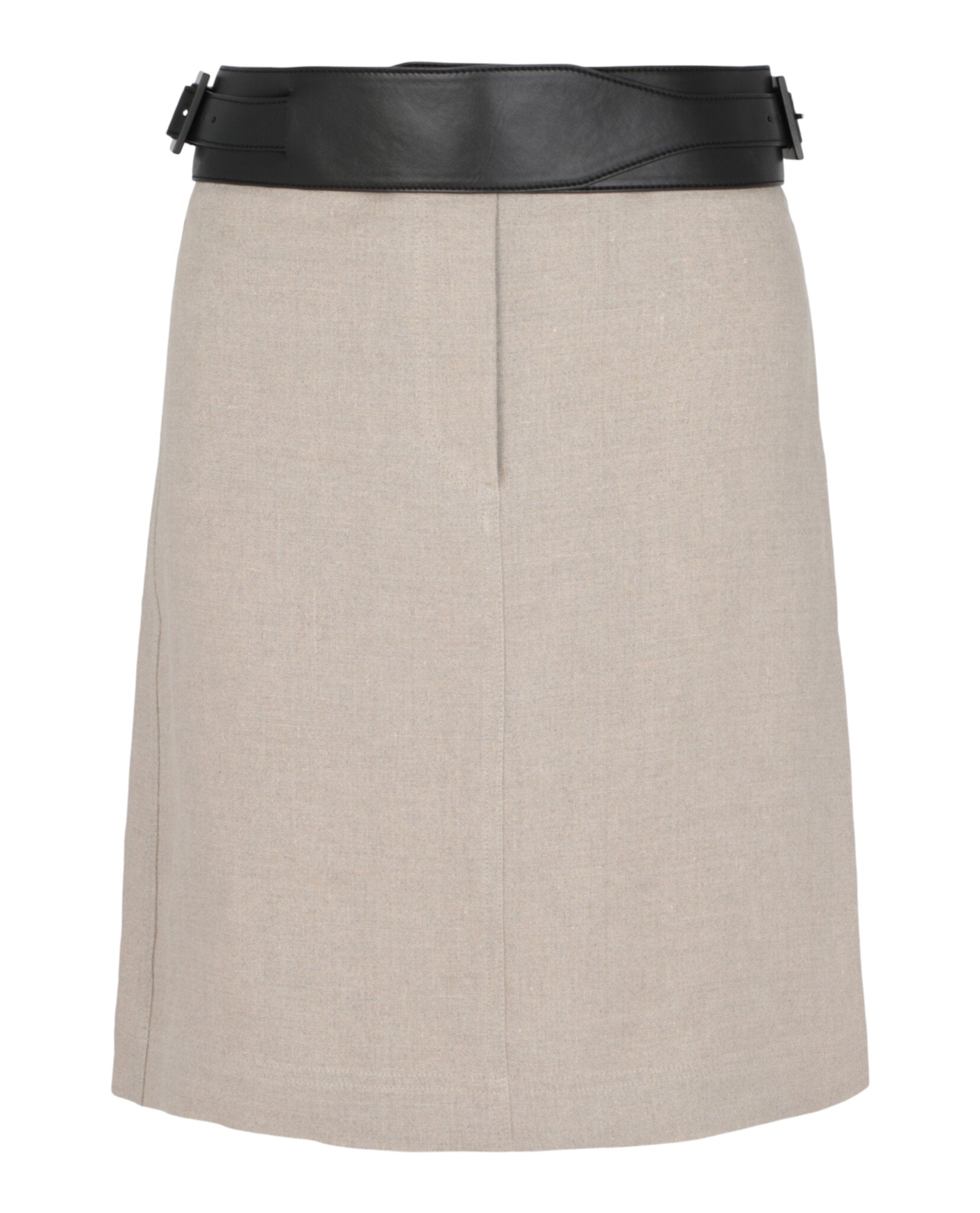 Ferragamo Womens Skirt With Removable Leather Belt