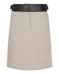 Ferragamo Womens Skirt With Removable Leather Belt