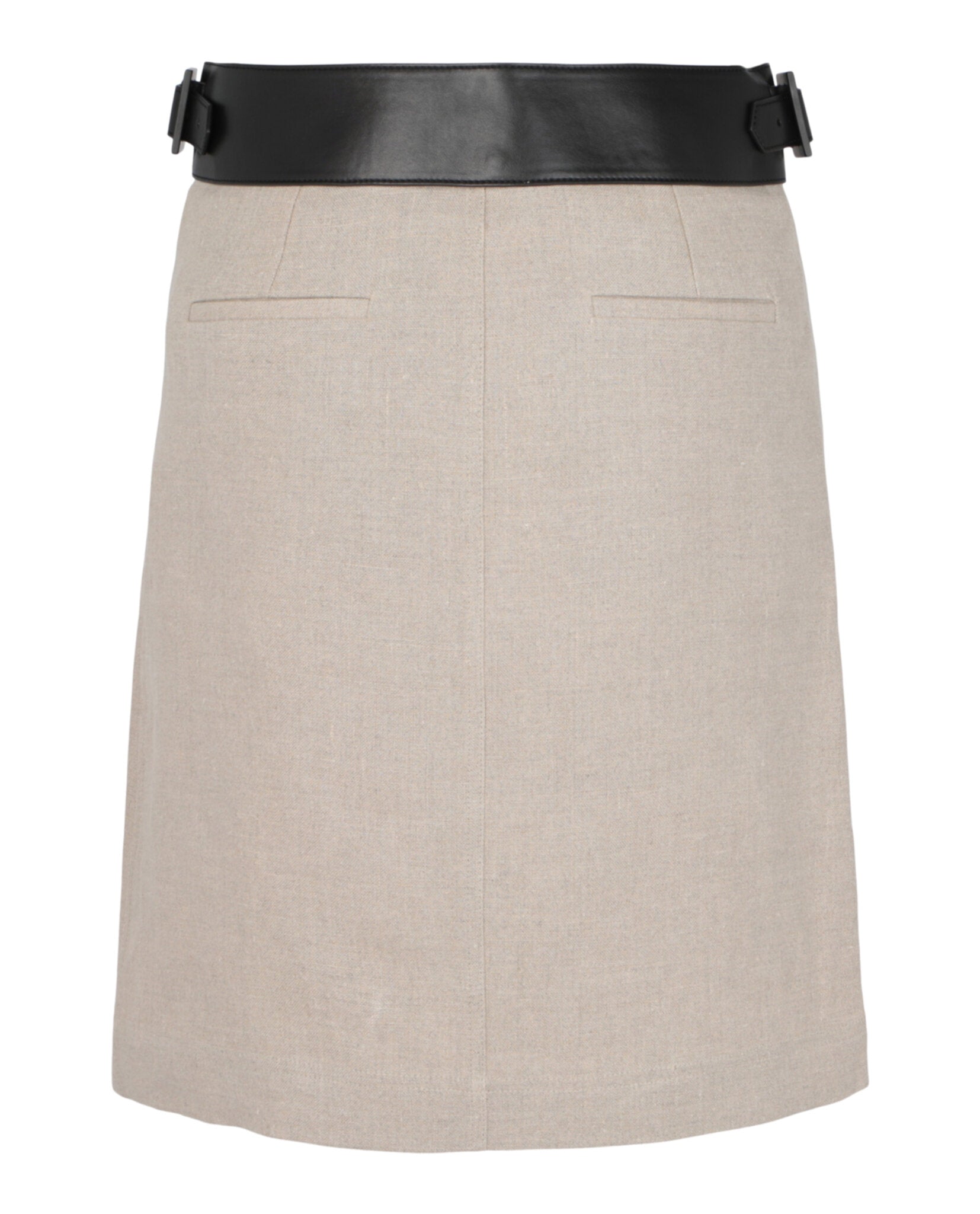 Ferragamo Womens Skirt With Removable Leather Belt